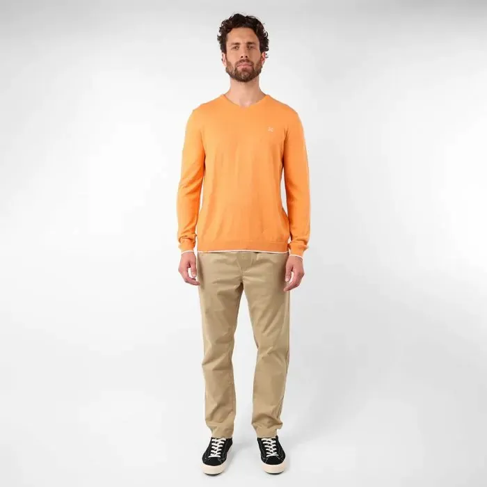 Oxbow Sweater Men Sweater Pivega 8211 Corail Chin