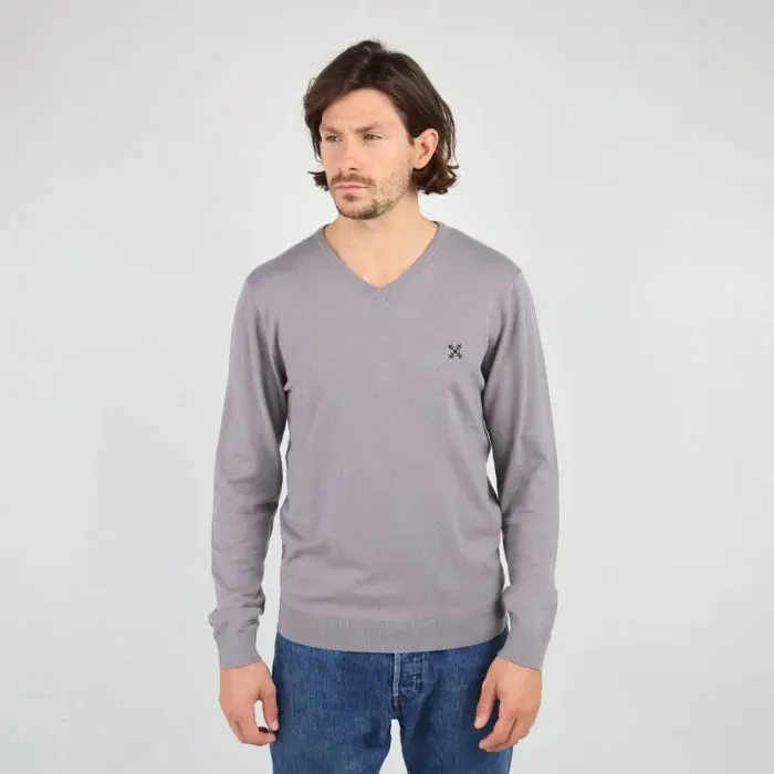Oxbow Sweater Men Sweater Previo 8211 Gris Cendre