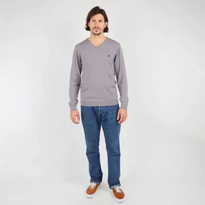 Oxbow Sweater Men Sweater Previo 8211 Gris Cendre