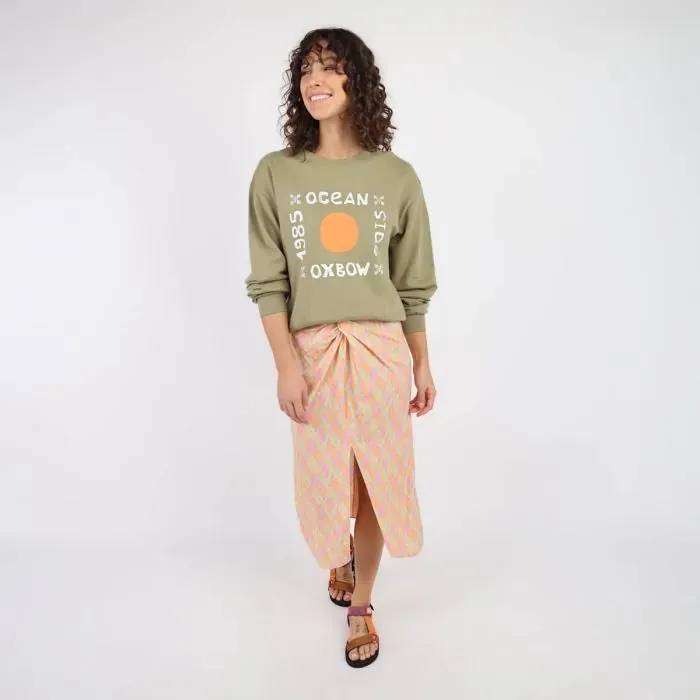 Oxbow Sweatshirt Women Sweatshirt Sarda 8211 Aloe