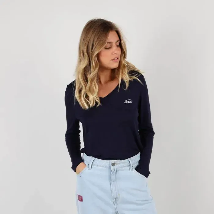 Oxbow TeeShirt Top Women TeeShirt Thamalong 8211 Deep Marine