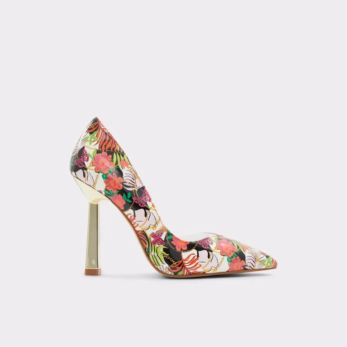 Paisley White Multi Women ALDO Heels