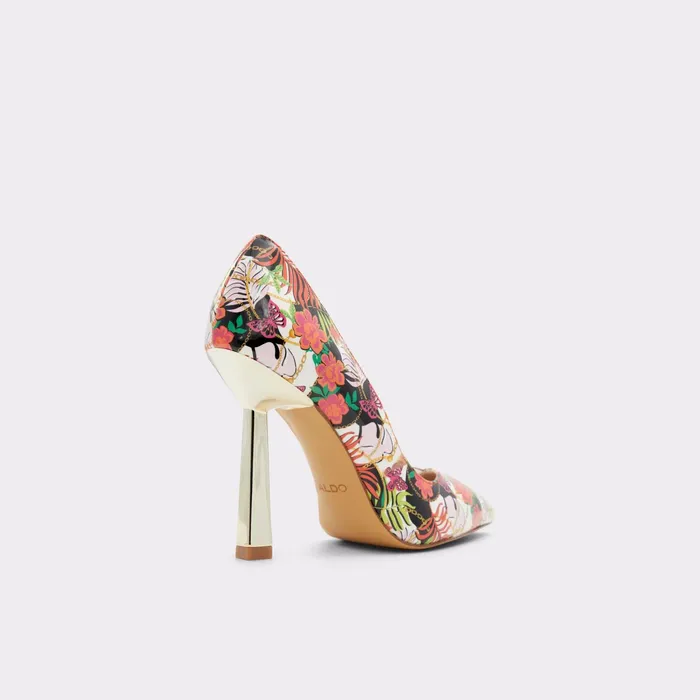 Paisley White Multi Women ALDO Heels