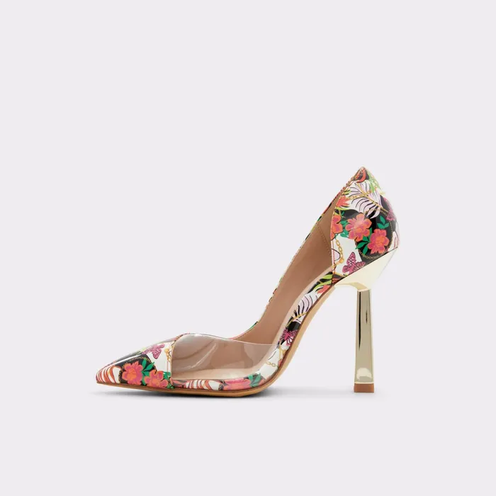 Paisley White Multi Women ALDO Heels