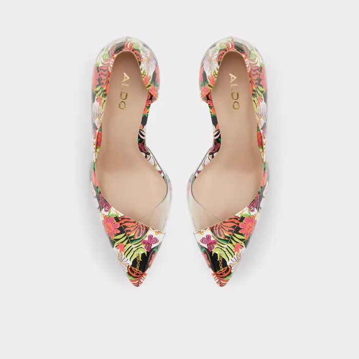 Paisley White Multi Women ALDO Heels