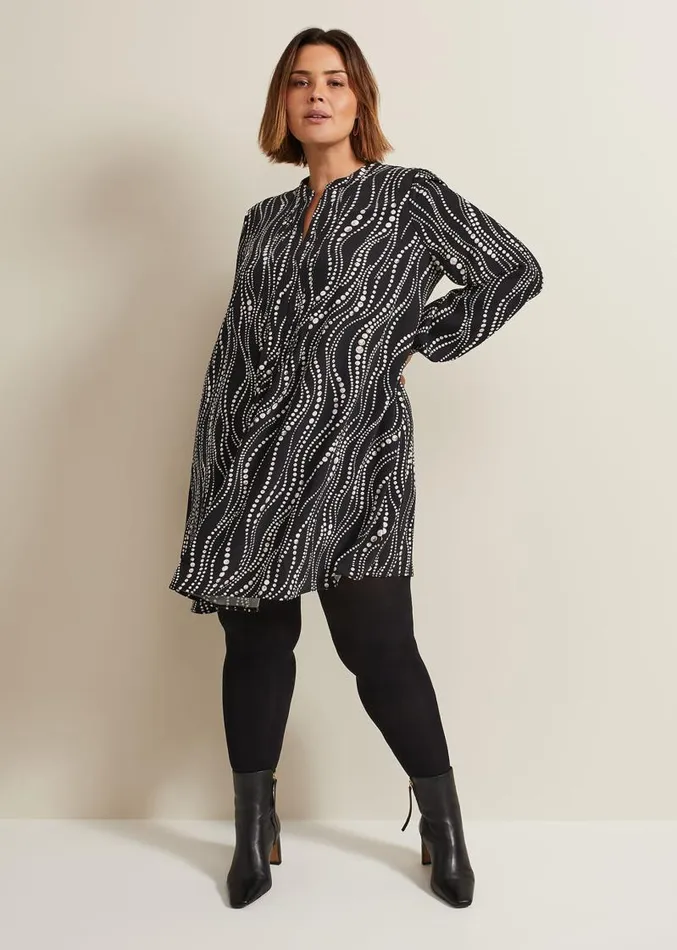 Patsy Pearl Swing Mini Dress Blackivory Women Phase Eight Dresses