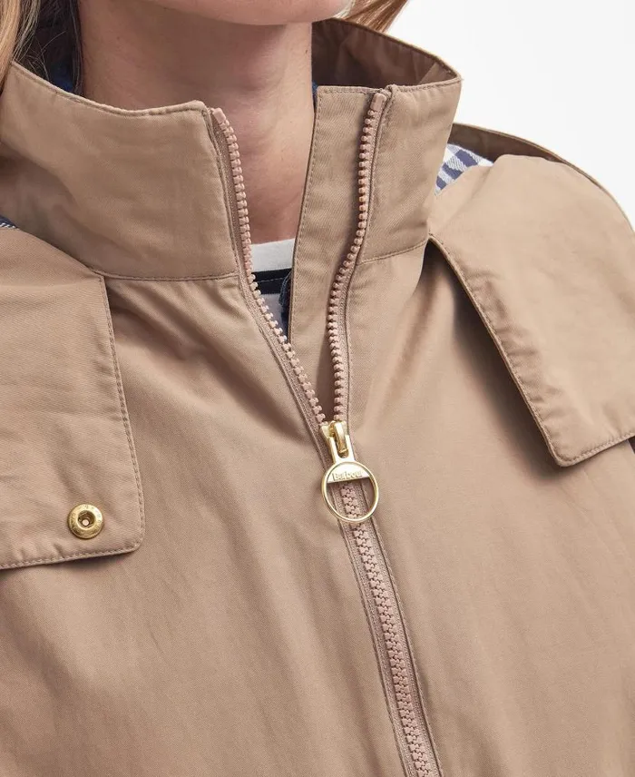Perez Showerproof Jacket Light Trenchsummer Navyecru Women Barbour Showerproof Jackets