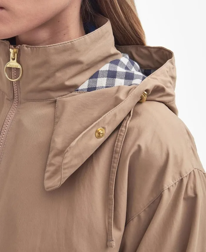 Perez Showerproof Jacket Light Trenchsummer Navyecru Women Barbour Showerproof Jackets