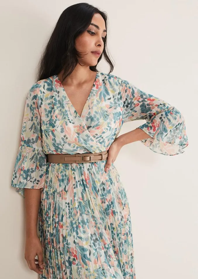 Petite Dani Floral Dress Multicoloured Women Phase Eight Dresses