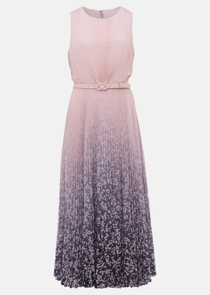 Petite Simara Printed Midi Dress Multicoloured Women Phase Eight Dresses