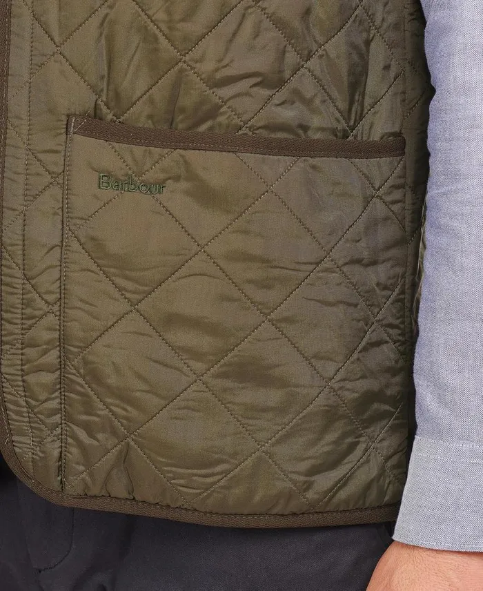 Polarquilt ZipIn Liner Olive Men Barbour Gilets and Liners