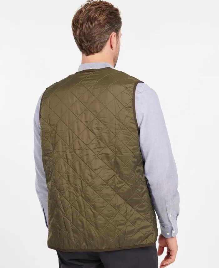 Polarquilt ZipIn Liner Olive Men Barbour Gilets and Liners