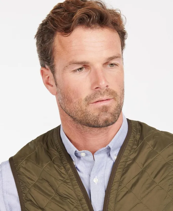 Polarquilt ZipIn Liner Olive Men Barbour Gilets and Liners
