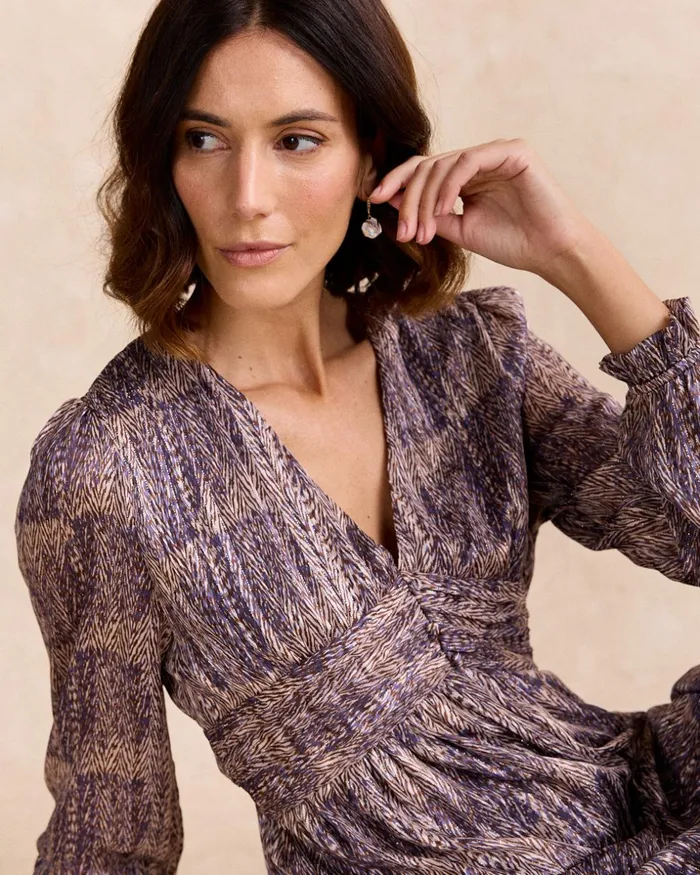 Polin Et Moi Asira Long Dress Purple Women Dresses And Jumpsuits Polin Et Moi Asira Long Dress Purple Women Dresses And Jumpsuits