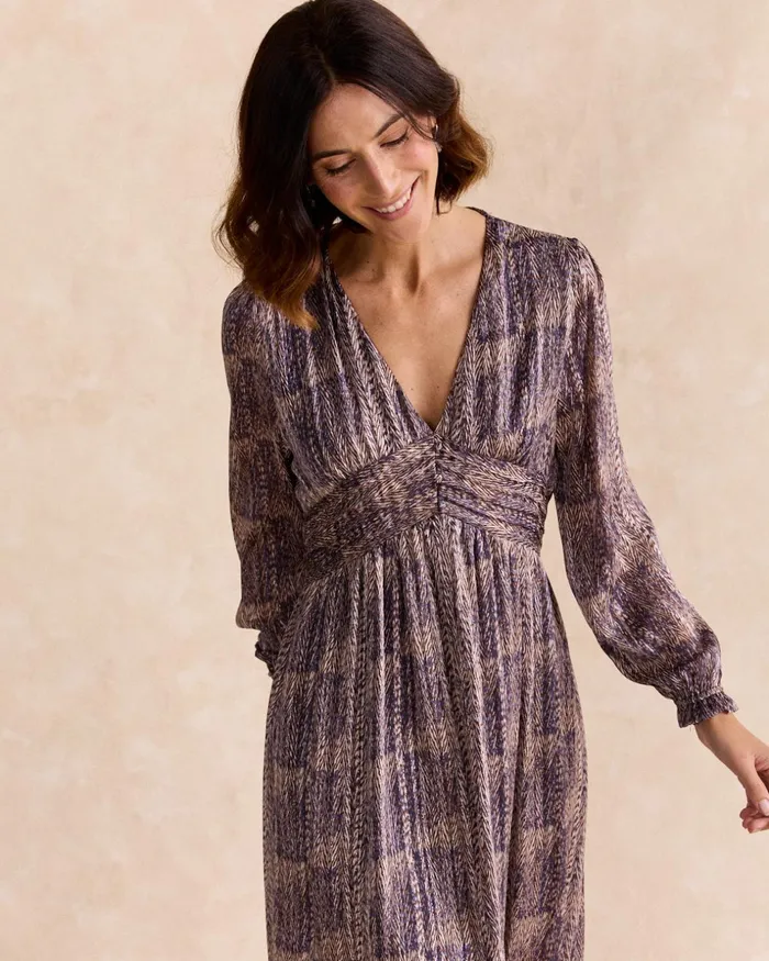 Polin Et Moi Asira Long Dress Purple Women Dresses And Jumpsuits Polin Et Moi Asira Long Dress Purple Women Dresses And Jumpsuits