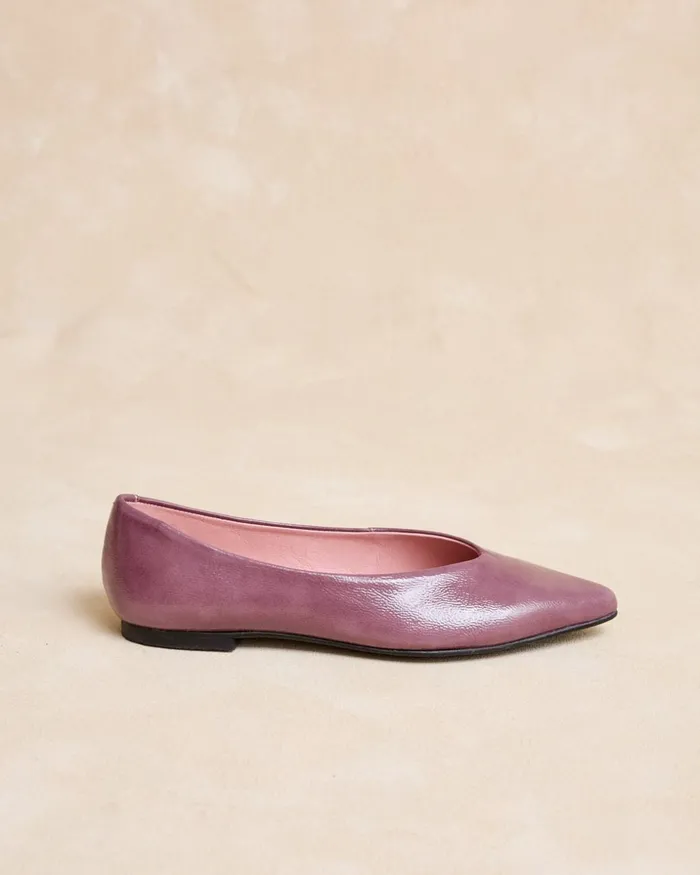 Polin Et Moi Ballet Flats Toe Cap Serina Lilac Women Flats