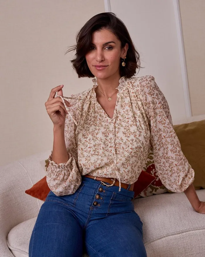 Polin Et Moi Carmica Leaves Blouse Raw Women Blouses And Shirts Polin Et Moi Carmica Leaves Blouse Raw Women Blouses And Shirts