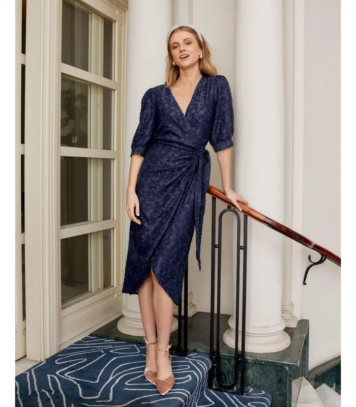 Polin Et Moi Dress Bow Presun Marine Women Dresses And Jumpsuits Polin Et Moi Dress Bow Presun Marine Women Dresses And Jumpsuits