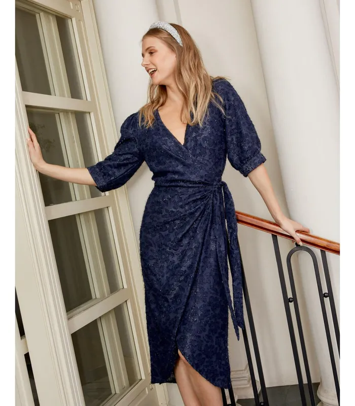 Polin Et Moi Dress Bow Presun Marine Women Dresses And Jumpsuits Polin Et Moi Dress Bow Presun Marine Women Dresses And Jumpsuits