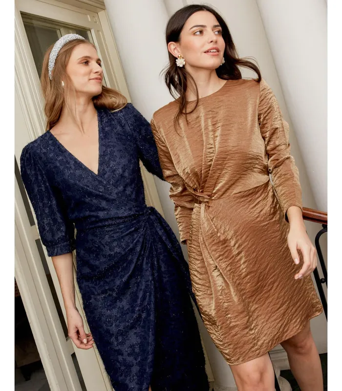 Polin Et Moi Dress Bow Presun Marine Women Dresses And Jumpsuits Polin Et Moi Dress Bow Presun Marine Women Dresses And Jumpsuits