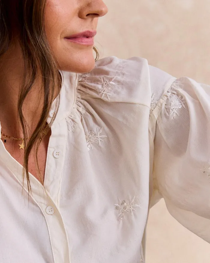 Polin Et Moi Glenia Collar Blouse White Women Blouses And Shirts Polin Et Moi Glenia Collar Blouse White Women Blouses And Shirts