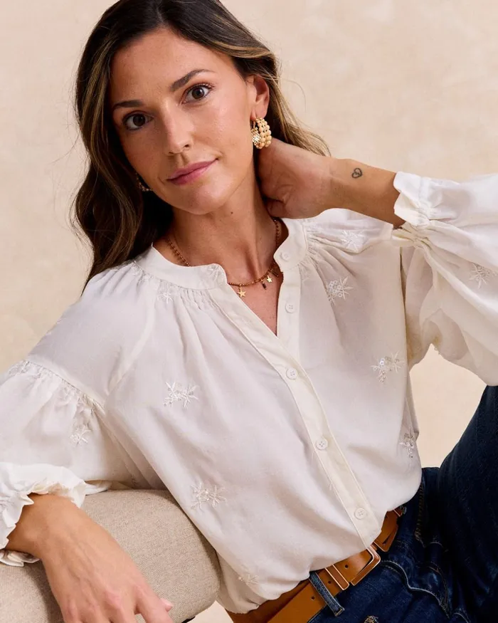 Polin Et Moi Glenia Collar Blouse White Women Blouses And Shirts Polin Et Moi Glenia Collar Blouse White Women Blouses And Shirts