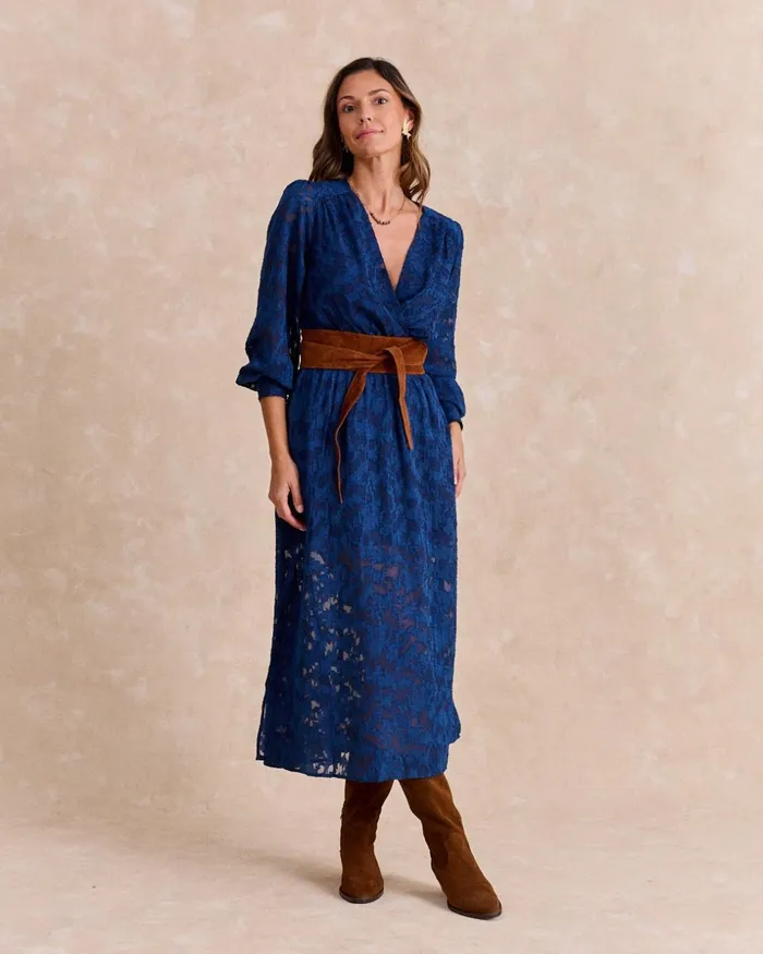 Polin Et Moi Julissa Long Dress Marine Women Dresses And Jumpsuits Polin Et Moi Julissa Long Dress Marine Women Dresses And Jumpsuits