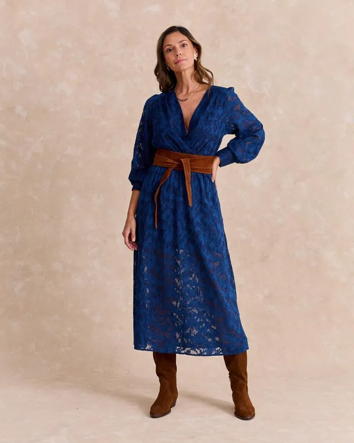 Polin Et Moi Julissa Long Dress Marine Women Dresses And Jumpsuits Polin Et Moi Julissa Long Dress Marine Women Dresses And Jumpsuits