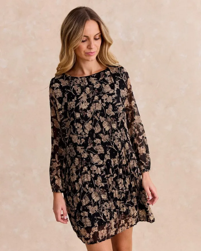 Polin Et Moi Micro Pleated Dress Eleni Black Women Dresses And Jumpsuits Polin Et Moi Micro Pleated Dress Eleni Black Women Dresses And Jumpsuits