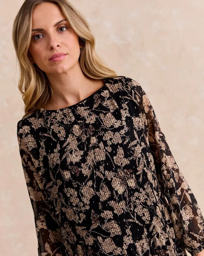 Polin Et Moi Micro Pleated Dress Eleni Black Women Dresses And Jumpsuits Polin Et Moi Micro Pleated Dress Eleni Black Women Dresses And Jumpsuits