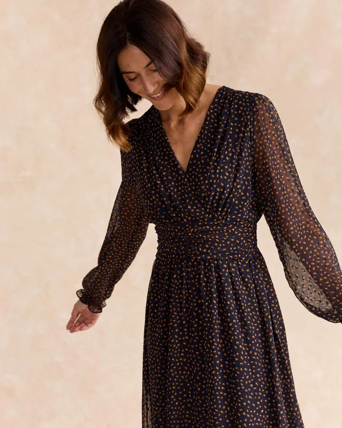 Polin Et Moi Natalia Long Dress Marine Women Dresses And Jumpsuits Polin Et Moi Natalia Long Dress Marine Women Dresses And Jumpsuits