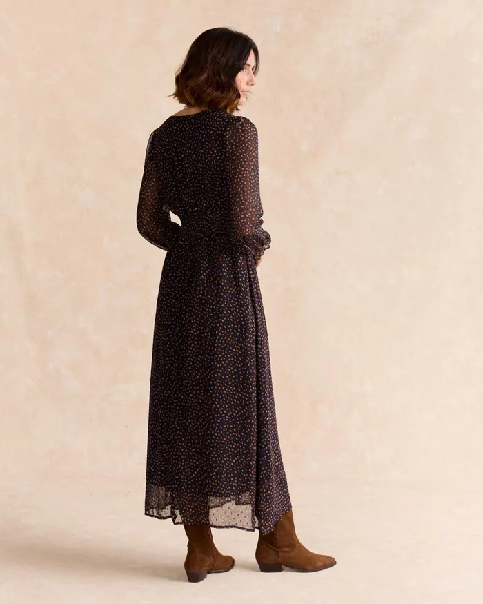 Polin Et Moi Natalia Long Dress Marine Women Dresses And Jumpsuits Polin Et Moi Natalia Long Dress Marine Women Dresses And Jumpsuits