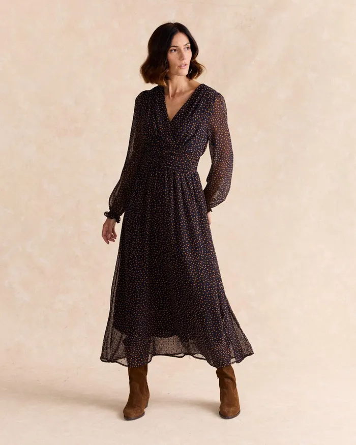 Polin Et Moi Natalia Long Dress Marine Women Dresses And Jumpsuits Polin Et Moi Natalia Long Dress Marine Women Dresses And Jumpsuits