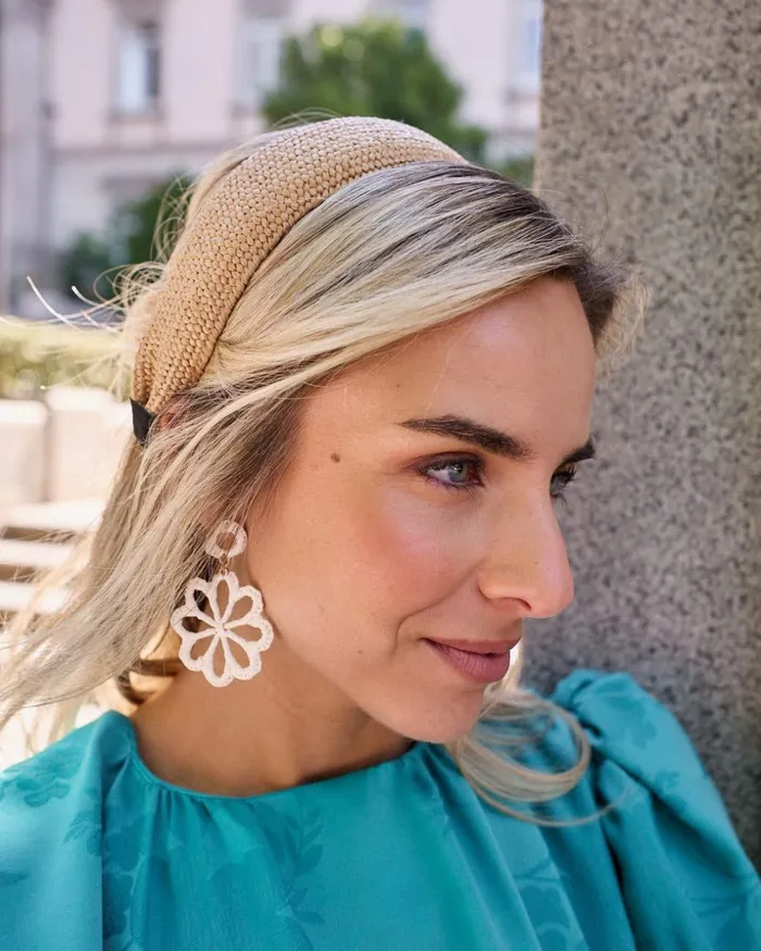 Polin Et Moi Raffia Denis Headband Raw Women Hair Accessories