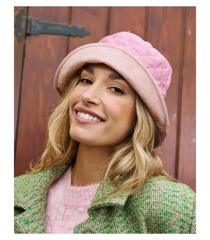Polin Et Moi Revina Padded Beanie Rose Women Hats And Scarves