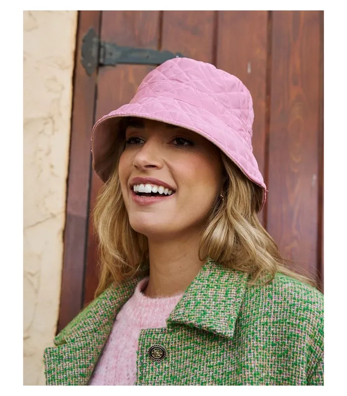 Polin Et Moi Revina Padded Beanie Rose Women Hats And Scarves