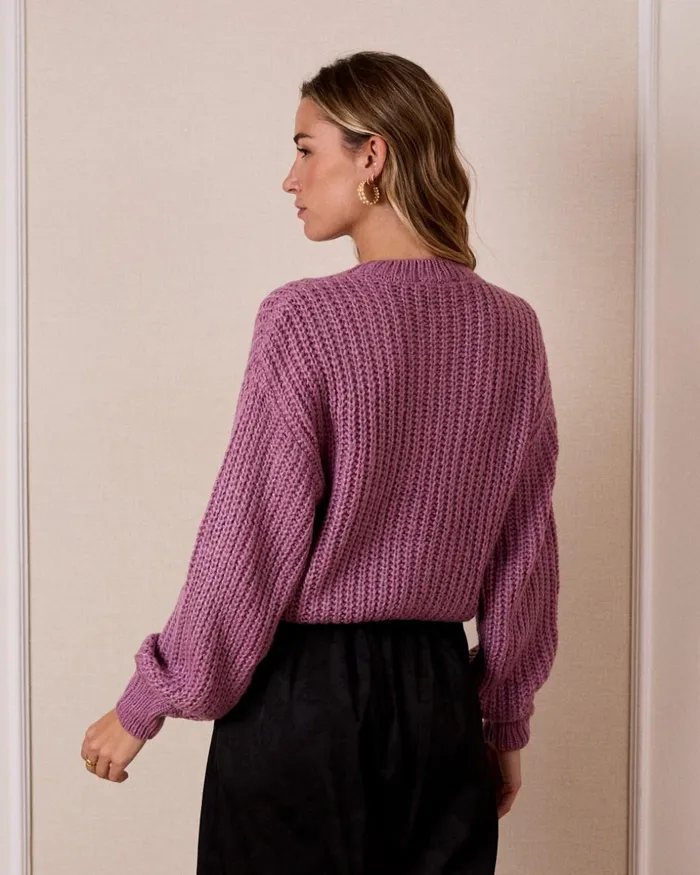 Polin Et Moi Sweater Knitted Peony Mallow Women Cardigans And Sweaters Polin Et Moi Sweater Knitted Peony Mallow Women Cardigans And Sweaters