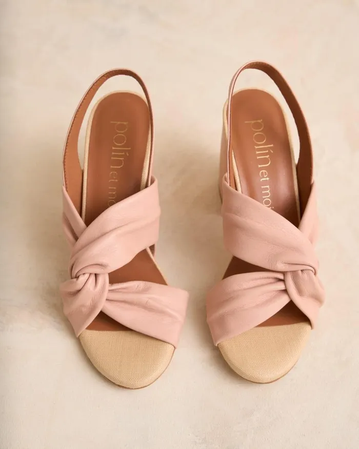 Polin Et Moi Zoi Knot Sandal Nude Women Sandals Polin Et Moi Zoi Knot Sandal Nude Women Sandals