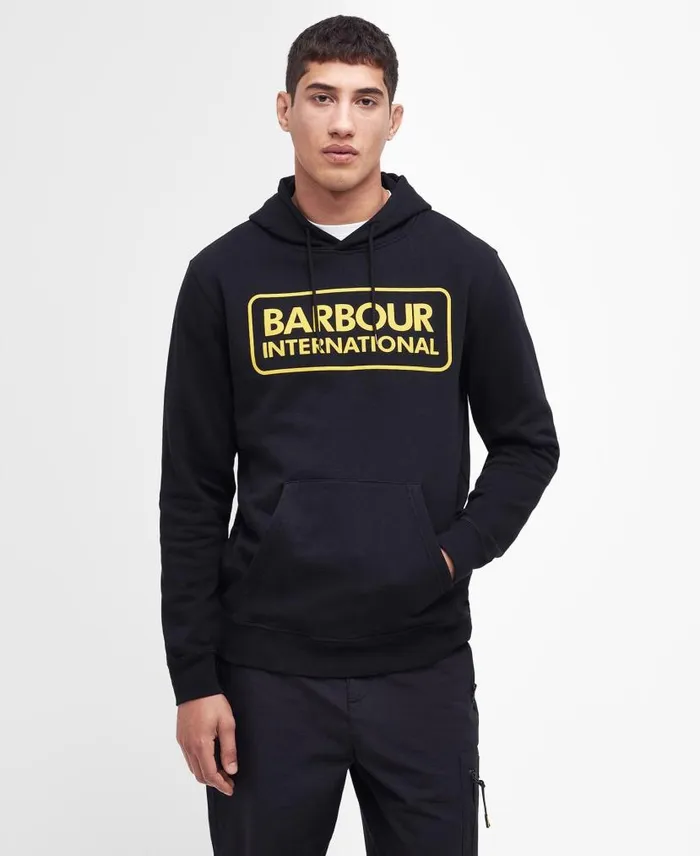 Pop Over Hoodie Pastel Spruce Men Barbour Hoodies and Sweatshirts