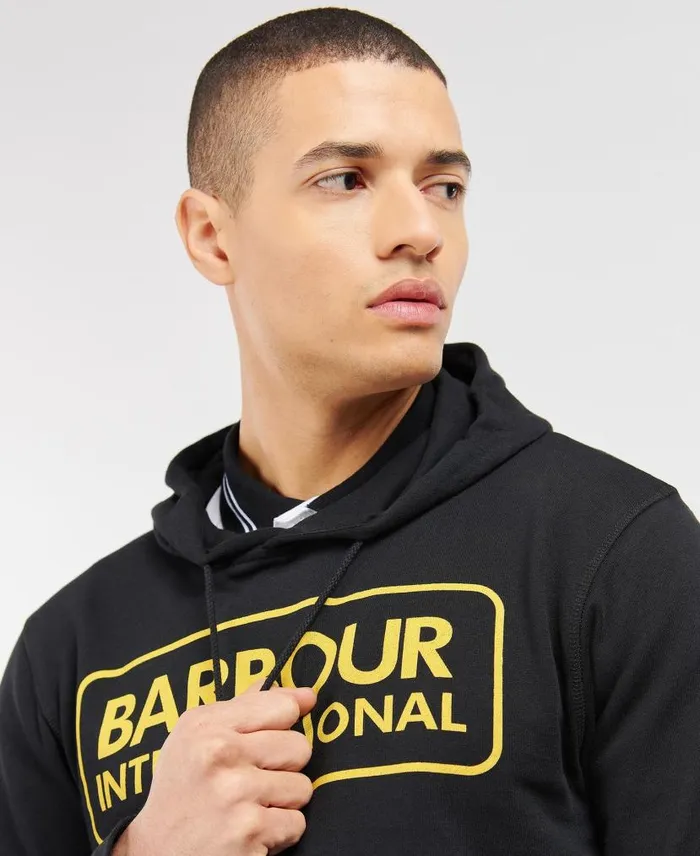 Pop Over Hoodie Pastel Spruce Men Barbour Hoodies and Sweatshirts