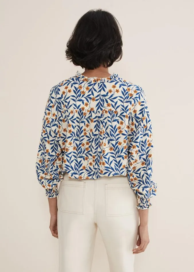 Poppy Floral Blouse Creammulti Women Phase Eight Shirts and Blouses