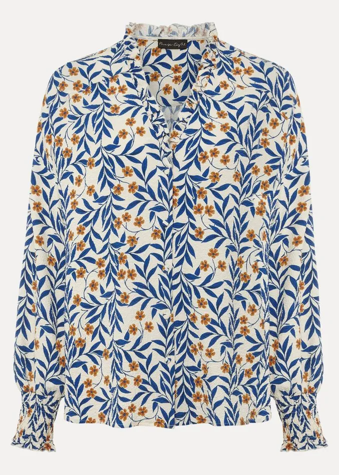 Poppy Floral Blouse Creammulti Women Phase Eight Shirts and Blouses
