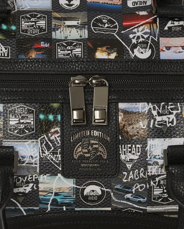PORSCHE AHEAD COLLAB DUFFLE 8211 LIMITED EDITION Bags SPRAYGROUND