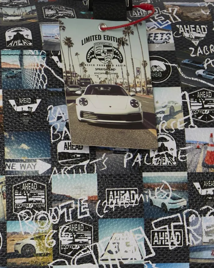 PORSCHE AHEAD COLLAB DUFFLE 8211 LIMITED EDITION Bags SPRAYGROUND