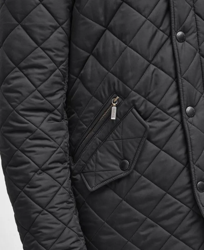 Powell Quilted Jacket Navy Men Barbour Quilted Jackets