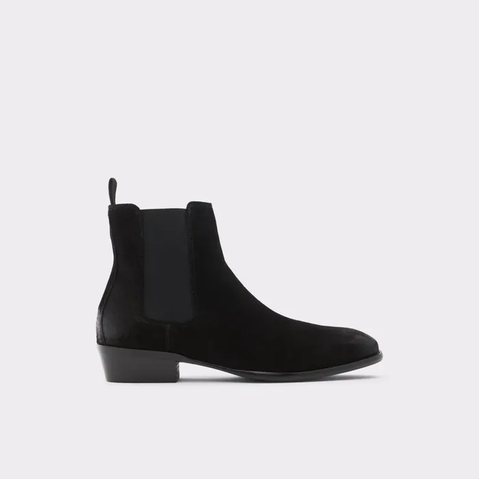 Priawyn Black Leather Suede Men ALDO Boots