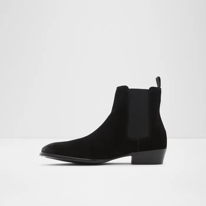 Priawyn Black Leather Suede Men ALDO Boots