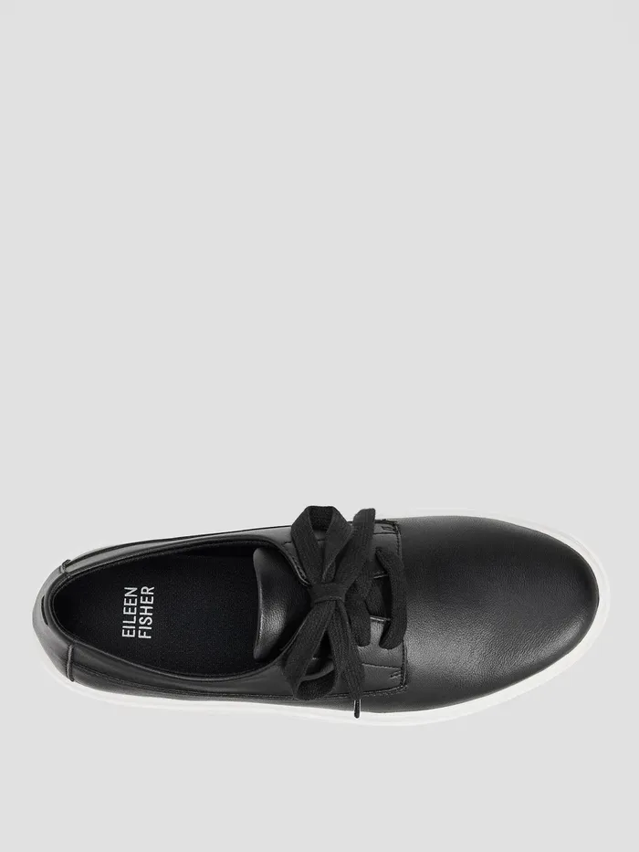 Prop Leather Sneaker Black Women Eileen Fisher Shoes