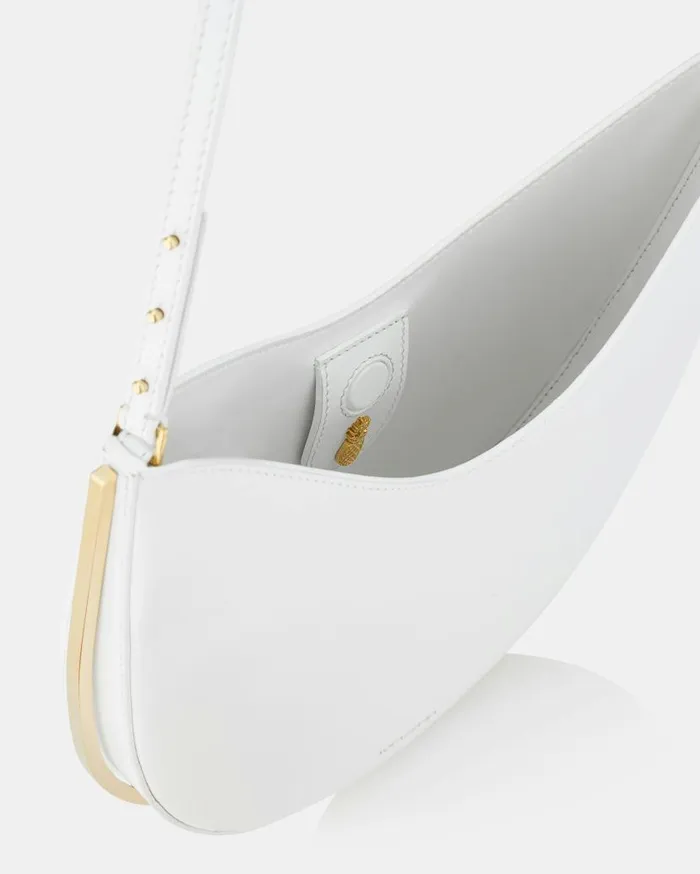 Purist Hobo White Women Aquazzura Shoulder Bags Purist Hobo White Women Aquazzura Shoulder Bags