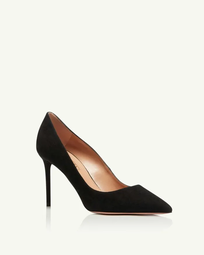 Purist Pump 85 Black Women Aquazzura Pumps